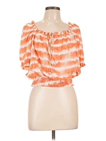 June & Hudson Short Sleeve Blouse (view 1)