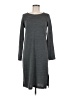 Lole 100% Polyester Solid Gray Casual Dress Size M - photo 1