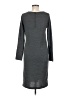 Lole 100% Polyester Solid Gray Casual Dress Size M - photo 2