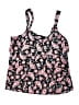 Lands' End Paisley Black Swimsuit Top Size XL - photo 1