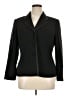 Le Suit 100% Polyester Black Blazer Size 16 Petite - photo 1