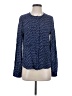 Maeve 100% Rayon Blue Long Sleeve Blouse Size 4 - photo 1