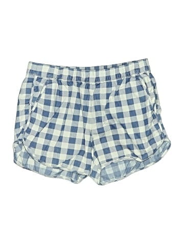 Madewell Pull-On Shorts in Gingham Check (view 1)