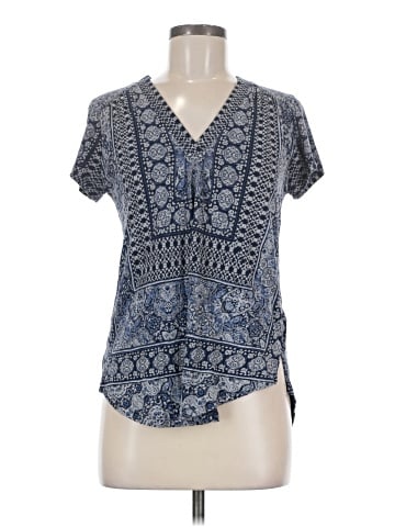 Lucky Brand Short Sleeve Blouse (view 1)