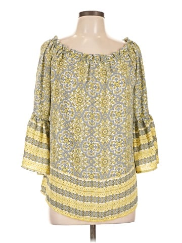 Tacera 3/4 Sleeve Blouse (view 1)