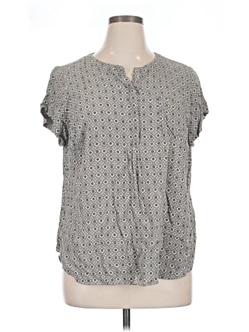 Liz Claiborne Short Sleeve Blouse (view 1)