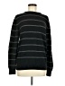 Merona Stripes Black Pullover Sweater Size M - photo 1