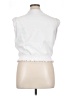 Express 100% Cotton White Denim Vest Size XL - photo 2