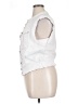 Express 100% Cotton White Denim Vest Size XL - photo 5