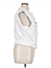 Express 100% Cotton White Denim Vest Size XL - photo 4