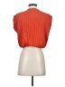Zara 100% Bamboo Orange Sleeveless Blouse Size S - photo 2
