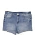 Seven7 Blue Denim Shorts Size 12 - photo 1