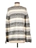 Kensie Stripes Silver Pullover Sweater Size S - photo 2