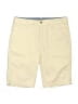 Chaps Solid Tan Khaki Shorts Size 10 - photo 1