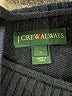J.Crew Always Color Block Ivory Wool Pullover Sweater Size L - photo 7