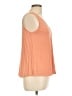 Be Cool Orange Sleeveless T-Shirt Size M - photo 4