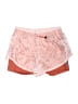 Nike 100% Nylon Color Block Pink Athletic Shorts Size S - photo 1