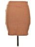 Bar III Solid Tan Casual Skirt Size L - photo 2