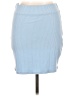 Bar III Solid Blue Casual Skirt Size L - photo 1