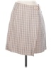Sandro Plaid Tan Casual Skirt Size Sm (1) - photo 1