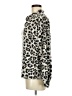 Veronica M. Animal Print Silver Long Sleeve Blouse Size M - photo 5
