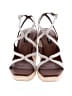 Nine West Silver Wedges Size 7 1/2 - photo 2