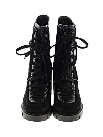 Christian Louboutin  Macademia Croco Embossed Leather 100mm Boots (view 2)