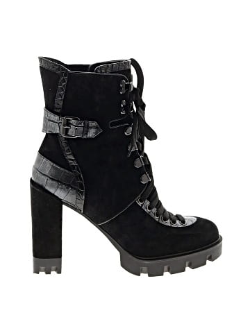 Christian Louboutin  Macademia Croco Embossed Leather 100mm Boots (view 1)
