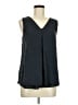 Theory 100% Silk Black Sleeveless Silk Top Size M - photo 1