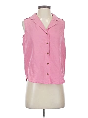 NYDJ Sleeveless Button-Down Shirt (view 1)