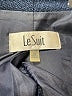 Le Suit 100% Polyester Blue Blazer Size 16 - photo 6