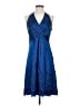 Ann Taylor Blue Cocktail Dress Size 2 - photo 1
