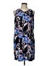 Gap Outlet 100% Polyester Paisley Blue Casual Dress Size L - photo 1