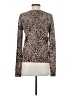 Time and Tru Animal Print Brown Pullover Sweater Size S - photo 2