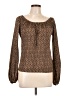 Chessa Davis Brown Long Sleeve Blouse Size L (estimated) - photo 1