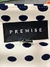 PREMISE Polka Dots White Blazer Size 4 - photo 6