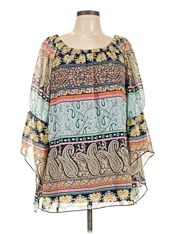 New Directions 3/4 Sleeve Blouse (view 1)