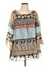 New Directions 100% Polyester Teal 3/4 Sleeve Blouse Size L - photo 1