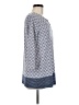 Dana Buchman Blue 3/4 Sleeve Blouse Size M - photo 4