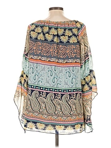 New Directions 3/4 Sleeve Blouse (view 2)