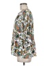 Cato 100% Rayon Paisley White 3/4 Sleeve Blouse Size M - photo 5