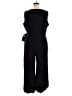 Emma & Michele 100% Polyester Solid Black Jumpsuit Size 16 - photo 2