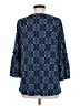 Dana Buchman Blue 3/4 Sleeve Blouse Size M - photo 2