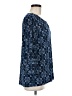Dana Buchman Blue 3/4 Sleeve Blouse Size M - photo 4