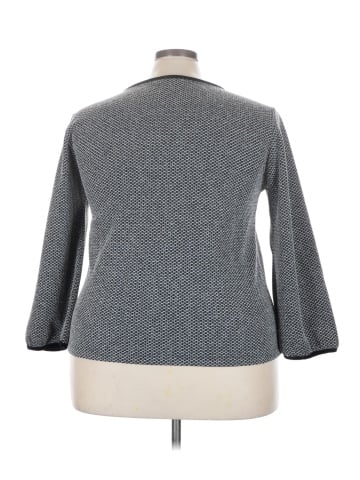 Karl Lagerfeld Paris Long Sleeve Top (view 2)
