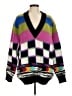 Dolce & Gabbana Color Block Purple Pullover Sweater Size EU (IT) 42 / US 6 - photo 1