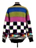 Dolce & Gabbana Color Block Purple Pullover Sweater Size EU (IT) 42 / US 6 - photo 2