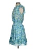Shoshanna 100% Polyester Paisley Blue Cocktail Dress Size 2 - photo 5