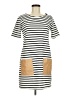 Ellison Stripes Ivory Casual Dress Size M - photo 1