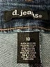 d.jeans Blue Denim Shorts Size 10 - photo 3